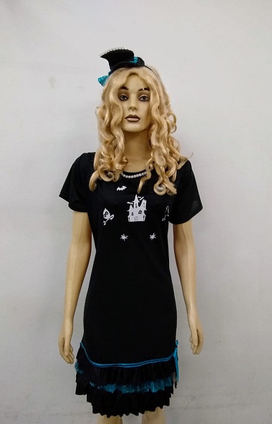 Bruxa babados castelo azul 